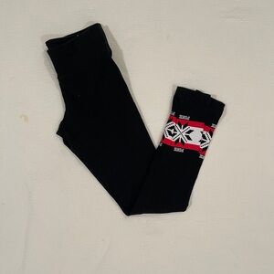 PINK Leggings Black - Small